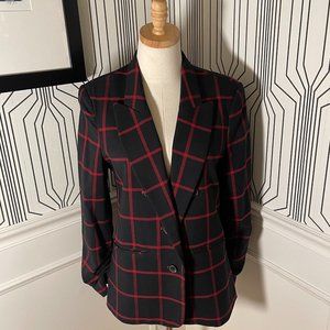1. STATE l Black and Red Blazer l Size Medium